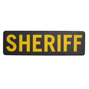 �~���X�y�b�N�����L�[ �p�b�` SHERIFF �x���N���t�� PVC�� [ �u���b�N&�S�[���h / L�T�C�Y ] MIL-SPEC MONKEY MSM ���b�y�� �A�b�v���P �ۈ��� ���s�� �~���^���[ �T�o�Q�[ TACTICAL TAILOR �^�N�e�B�J���e�C