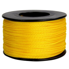 ATWOOD ROPE ナノコード 0.75mm イエロー アトウッドロープ ARM Nano cord 黄色 Yellow 紐 災害 緊急 極細 ナイロン ポリエステル ナイロンコード ひも 糸 いと