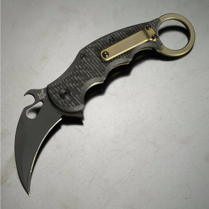 楽天市場】FOX KNIVES 折りたたみナイフ TITANIUM FRAME LOCK カラン  