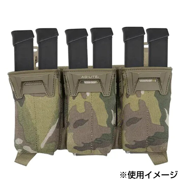 楽天市場】AGILITE トリプルマガジンポーチ 5.56弾マガジン対応 PINCER 