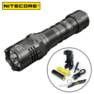 NITECORE �^�N�e�B�J���t���b�V�����C�g P20iX �ő�4000���[���� ���o�̓��f�� �i�C�g�R�A Flashlight 4000lm 12200cd �����d�� �����d�r �g�[�` CR123A ���`�E���C�I���d�r �[�d�����C�g �[�d�������d�� 