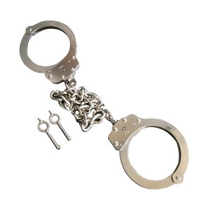 ピアレス 足錠 レッグアイアン 703 ダブルロック 炭素鋼 足枷 Peerless Leg Iron レッグカフス 足かせ アンクルカフ アンクルカフス 足首拘束具 レッグシャックル 錠 拘束具 かせ 枷 カフ カフス 警