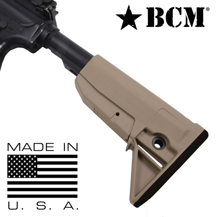 楽天市場】BCM ガンファイターストック GUNFIGHTER Mod.0 M4/AR15用 