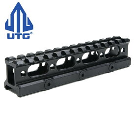 LEAPERS UTG ライザーマウント 13スロット 軽量 アルミ製 スーパースリム [ 1インチ ] リーパーズ SuperSlim Picatinny Riser Mount 13Slots トップレイル トップレール 20mmレール 20mmレイル ピカティニーレール ピカティニーレイル ウィーバーレール ウィーバーレイル