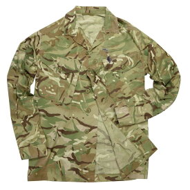 イギリス軍放出品 コンバットジャケット MTP迷彩 BDU ボタン留め [ 170/96 / 難あり ] 軍払い下げ品 英国軍放出品 MTPカモ 軍用ジャケット 軍military BDUジャケット 戦闘用ジャケット 軍服 コンバットユニフォーム バトルジャケット バトルユニフォーム 迷彩服 Bランク