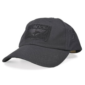 CONDOR 帽子 タクティカルメッシュキャップ [ ブラック ] ベースボールキャップ メンズ ワークキャップ ハット ミリタリーキャップ 通販 販売 LE装備 野球帽