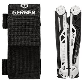 GERBER マルチプライヤー DUAL-FORCE デュアルフォース 12機能 シース付き [ シルバー ] ガーバー マルチツール ペンチ ワイヤーカッター ドライバー ポーチ付き 十得ナイフ 万能プライヤー 万能ナイフ 万能ツール