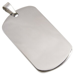 XeX hbO^Ov[g 5×2.7cm J[ [ Vo[ / c ] hbN^O F[ DOG TAG y_ggbv ₠  Ȃ YANZT[ hbO^Op[c ʕ[ 