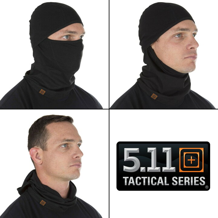 楽天市場】5.11 TACTICAL フェイスマスク バラクラバ 89430 [ ブラック 