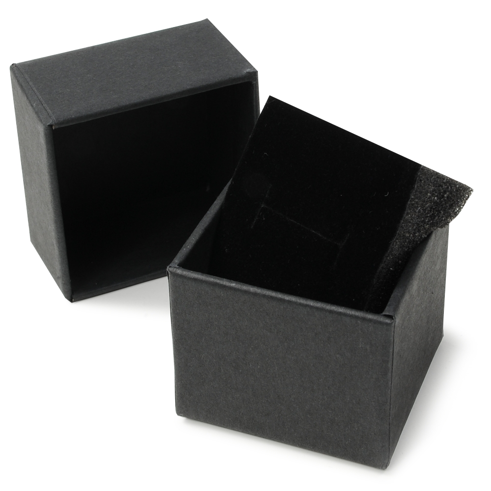 大切なアクセサリーを保管できる便利なギフトボックス 2020A/W新作送料無料 ギフトボックス 貼り箱 5×5×4cm 高級な アクセサリーケース ブラック 1個 プレゼントボックス ジュエリーBOX 厚紙 発送資材 スポンジ付き 梱包資材 収納 パッケージ 荷造り資材 梱包用品 ラッピング 荷造り用品 無地