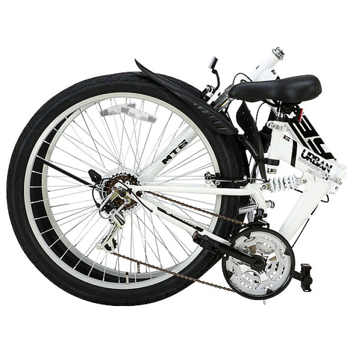 楽天市場】OTOMO 折りたたみ自転車 Raychell MTB-2618RR 18段変速 