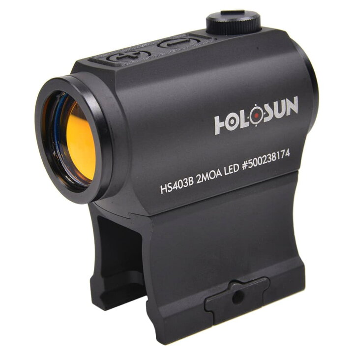 楽天市場】HOLOSUN ドットサイト HS403B 照準器 LED 2MOA [ ブラック 