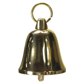 ベル 真鍮 ナチュラル リング付 [ Sサイズ ] 鈴 すず Bell クリスマスツリー 飾り かざり 装飾 手芸 ハンドクラフト 鐘