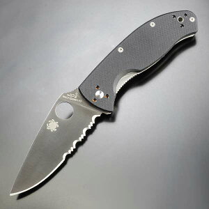 Spyderco �܂肽���݃i�C�t Tenacious G10�u���b�N �V���o�[�u���[�h C122GPS �܂肽����Tenacious ���g�n | �܂��݃t�H���_�[ �t�H�[���f�B���O�z�[���f�B���O �t�H�[���f�B���O�i�C�t �܂��݃i�C