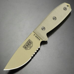 ESEE AEghAiCt Model 3 fU[g^u[h gn ESEE-3S-KO-DT Knives Œn f3 Desert Tan Z[VGbW n LviCt kiCt J[iCt AEghApi c 