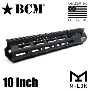 BCM �n���h�K�[�h MCMR M-LOK �A���~������ M4/AR15�p [ �u���b�N / 10�C���` ] �č��� Bravo Company Manufacturing �u���{�[�J���p�j�[MFG �A�����J�� Made in USA Gunfighter M���b�N Free Float Handguard �K���t�@�C�^�[