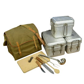 チェコ軍放出品 フィールドキッチンセット V54 メスキット 食器セット [ 可 ] FIELD KITCHEN SET アウトドアグッズ キャンプ 野外炊事 カトラリーセット ミリタリーサープラス ミリタリーグッズ カトラリー クッカー コッヘル