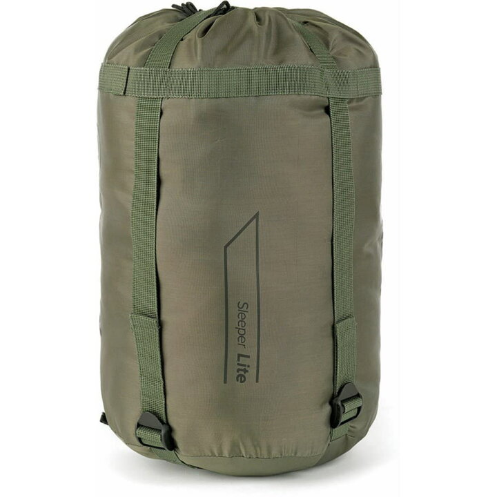 Snugpak 寝袋 Sleeper Lite Basecamp 快適温度-5 収納袋付き オリーブ 98500 スナグパック マミー型シュラフ スリーピングバッグ キャンプ アウトドア マミー型 ミイラ型 人型 シュラフ レジャー ミリタリーショップ レプマート