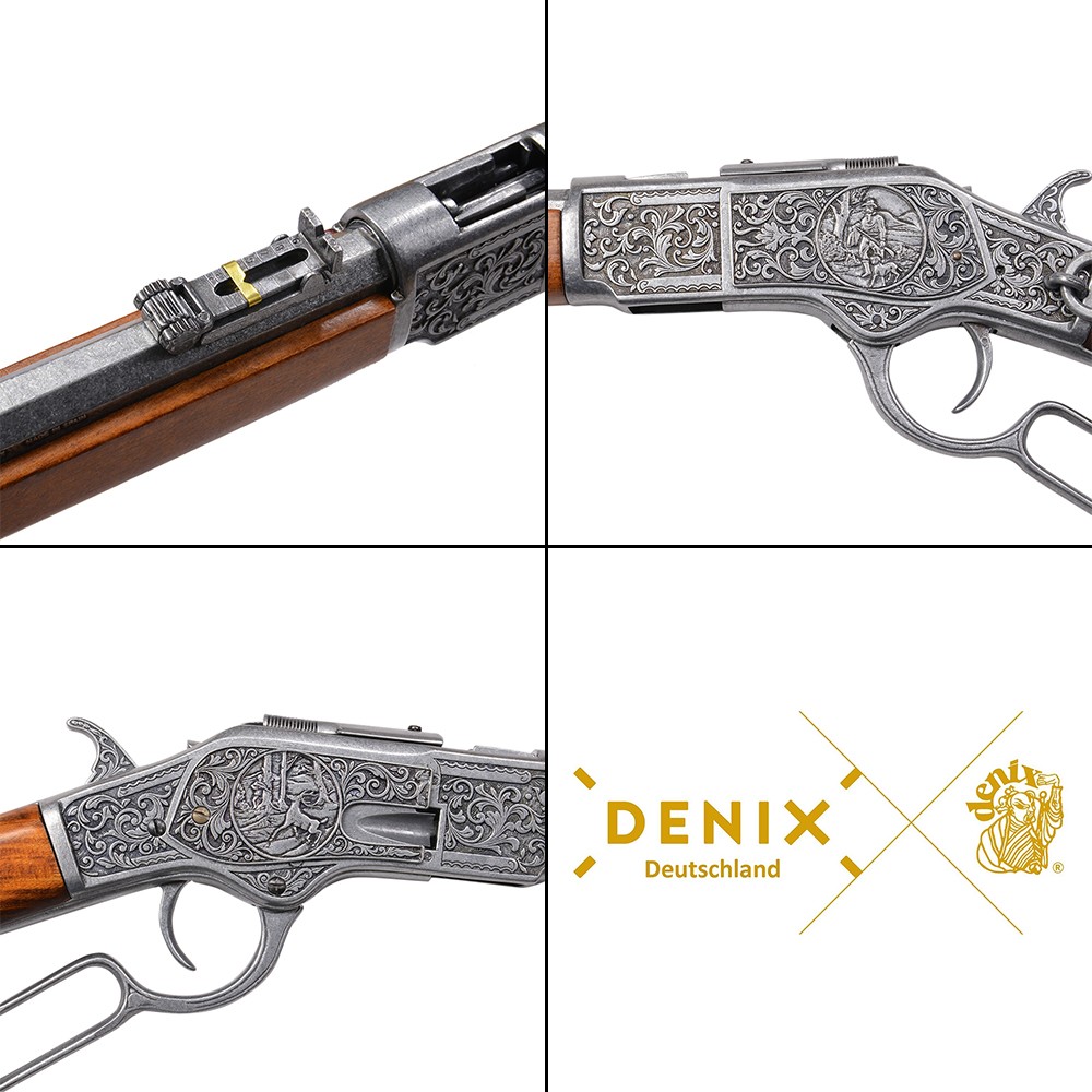 楽天市場】DENIX M73カービン 彫刻 ウィンチェスター 装飾銃 モデル
