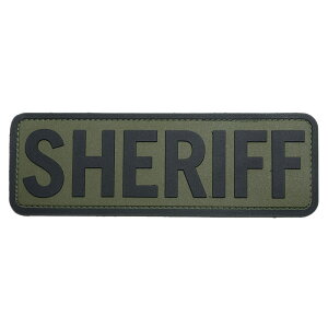 MIL-SPEC MONKEY �p�b�` SHERIFF �x���N���t�� PVC�� ������Ver [ 6×2�C���` / OD�O���[�� ] �~���X�y�b�N�����L�[ MSM ���b�y�� �A�b�v���P �ۈ��� ���s�� �~���^���[ �T�o�Q�[ TACTICAL TAILOR �^�N�e�B�J��