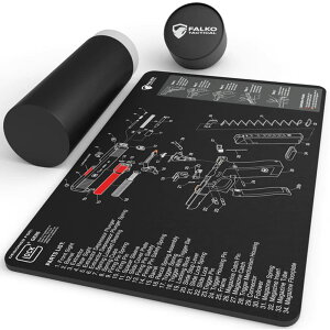 FALKO TACTICAL �N���[�j���O�}�b�g Glock Cleaning Mat �����e�i���X�}�b�g �t�@���R�^�N�e�B�J�� �O���b�N GEN5 �����e�i���X �I�[�o�[�z�[�� ���� �C�� �N���[�j���O �����e�}�b�g �S���}�b�g �S��
