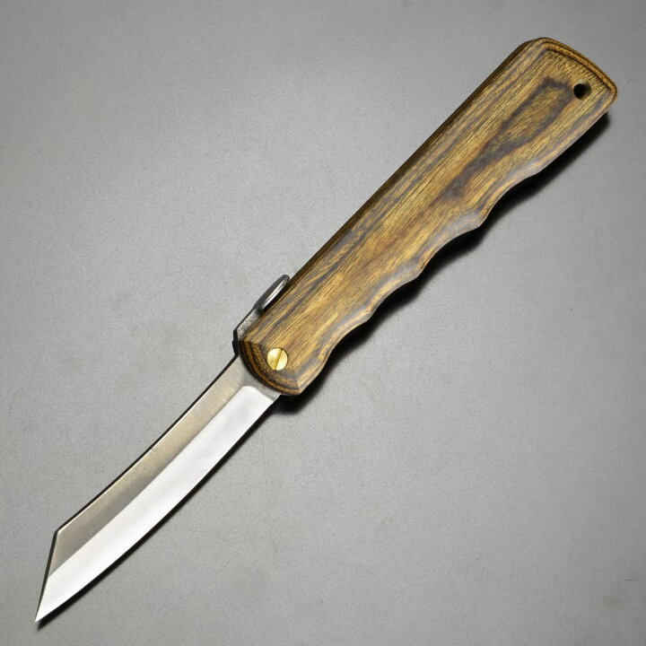 楽天市場】肥後守定 Woody VG10 和式ナイフ 割込 ウッドハンドル  