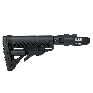 FAB Defense �o�b�g�X�g�b�N�L�b�g M4-AKMS P �܂肽���ݎ� AKMS�Ή� FX-M4AKMS [ �u���b�N ] �f�B�t�F���X �X�g�b�N�A�_�v�^�[ �������X�g�b�N �������e�� �����X�g�b�N ���C�t���X�g�b�N �e�� �K���X