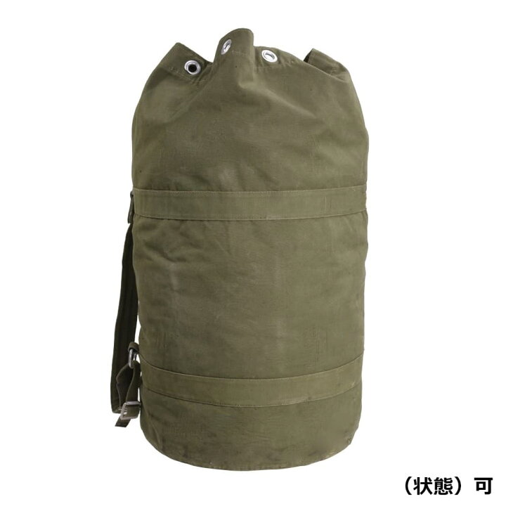 楽天市場】ドイツ軍放出品 ダッフルバッグ OD キャンバス生地 [ 破損 