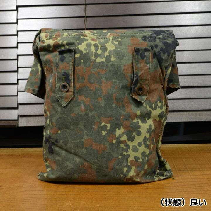 楽天市場】ドイツ軍放出品 テントシート収納バッグ Flecktarn  