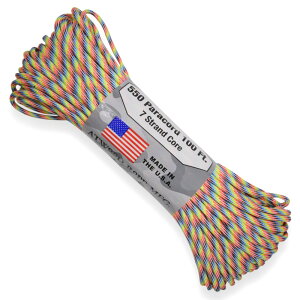 ATWOOD ROPE 550�p���R�[�h �^�C�v3 ���C�g�X�g���C�v [ 30m ] �A�g�E�b�h���[�v ARM ���p Light Stripes ���[�v �p���V���[�g�R�[�h �j �C�R �C�Ђ� �V���[���[�X �h�� 550�R�[�h �i�C�����R�[�h �R �Ђ� 