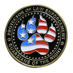 `WRC x@ K9  LO_ Challenge Coin LORC police dog CANINE P[iC Rp   ~` P[Xt ~^[_ ~^[RC tBMA 