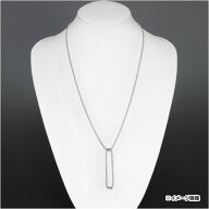 ボールチェーン 63cm ドッグタグ用 [ シルバー ] ネックレス ペンダント用 | 認識票 DOG TAG メンズアク…