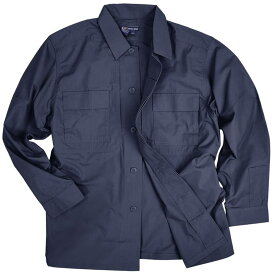 5.11タクティカル TDUシャツ 長袖 リップストップ 72002 [ ダークネイビー / Sサイズ ] 511 5.11Tactical ミリタリーシャツ 長袖シャツ ロングTシャツ アーミーシャツ アサルトシャツ 軍服 戦闘服 BDU