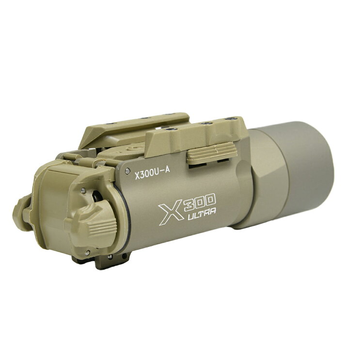 楽天市場】SUREFIRE ウェポンライト X300U-A 最新型1000ルーメン タン 