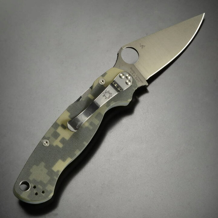 楽天市場】SPYDERCO 折りたたみナイフ C81GPCMO2 パラミリタリー2 