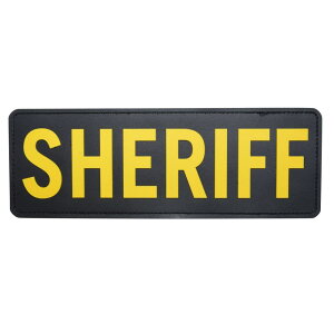 �~���X�y�b�N�����L�[ �p�b�` SHERIFF �x���N���t�� PVC�� [ �u���b�N&�S�[���h / M�T�C�Y ] MIL-SPEC MONKEY MSM ���b�y�� �A�b�v���P �ۈ��� ���s�� �~���^���[ �T�o�Q�[ TACTICAL TAILOR �^�N�e�B�J���e�C
