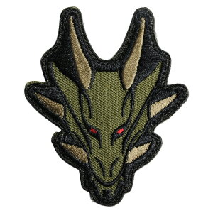 MIL-SPEC MONKEY �~���^���[�p�b�`Dragon Head �x���N���t�� [ �t�H���X�g ] MSM �~���X�y�b�N�����L�[ �h���S���w�b�h �� �~���^���[���b�y�� �A�b�v���P �X���[�u�o�b�W �~���^���[�X�^�C�� �~���^