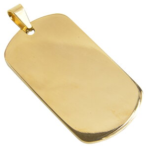 XeX hbO^Ov[g 5×2.7cm J[ [ S[h / c ] hbN^O F[ DOG TAG y_ggbv ₠  Ȃ YANZT[ hbO^Op[c ʕ[ 