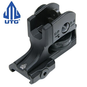 LEAPERS UTG �Œ胊�A�T�C�g AR15�p �X�[�p�[�X���� MT-950RS03 ���[�p�[�Y �A�C�A���T�C�g �J�X�^���p�[�c Super Slim Fixed Rear Sight Picatinny �Ɛ� �Ɩ� �Ə��� AR�p�[�c M4 M16 AR-15 20mm���[�� �s�J�e�B�j�[