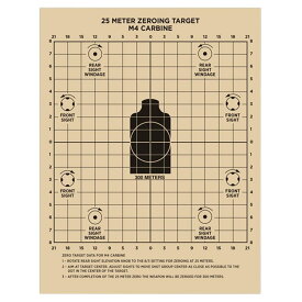 Rite In The Rain ターゲットシート 100枚 25m 照準調整用 M4/M16専用 ライトインザレイン ゼロイング ゼロイン ゼローイン 標的 ブルズアイ まと マト