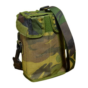 オランダ軍放出品 ラジオポーチ DPM迷彩 ショルダーストラップ付き 蘭軍放出品 DPMカモ ミリタリーポーチ 軍用ポーチ 無線ポーチ 無線機ポーチ レディオポーチ ショルダーバッグ ショルダー