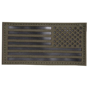 FIRST SPEAR by  o[X R[fn xN [ W[O[&ubN ] t@[XgXsA Reverse American Flag Fabric Backed Cell Tag o[XAJtbOt@ubN