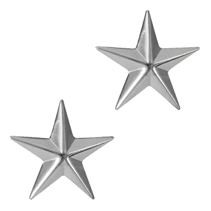 楽天市場】Rothco ピンバッジ 米軍階級章 将官級 2個セット [ シルバー 