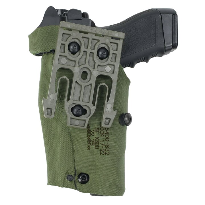 楽天市場】Safariland ホルスター 6354 ALS GLOCK17/18C/22 X300/TLR1 