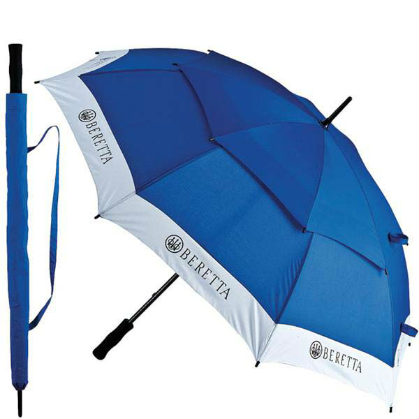 銃器メーカーで有名なベレッタのコンペティション アンブレラ ディスカウント 雨傘2重構造で強風等にも強く 広げると約130cmと大型の傘です Beretta 雨傘 長傘 かさ 130cm 雨具 コンペティション カサ 誕生日 お祝い