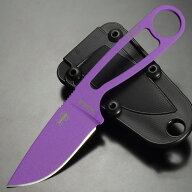ESEE ネックナイフ IZULA ベルトクリップ付きシース [ パープル ] Knives イズラ Purple アウトドアナイ…