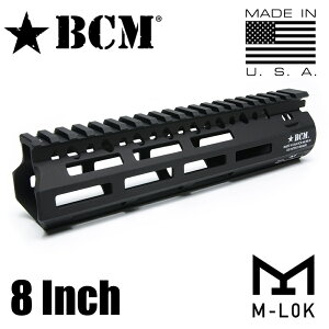 BCM �n���h�K�[�h MCMR M-LOK �A���~������ M4/AR15�p [ �u���b�N / 8�C���` ] �č��� Bravo Company Manufacturing �u���{�[�J���p�j�[MFG �A�����J�� Made in USA Gunfighter M���b�N Free Float Handguard �K���t�@�C�^�[ 
