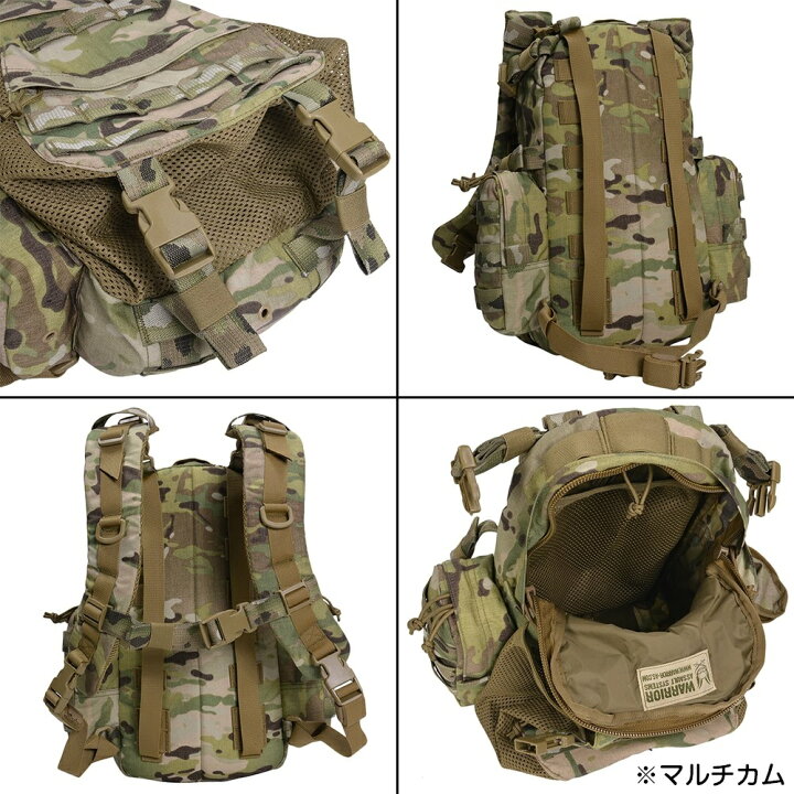 楽天市場】WARRIOR ASSAULT SYSTEMS バックパック HCP [ ブラック 