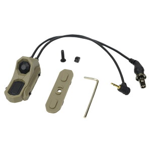 WADSN �����[�g�X�C�b�` AXON 20mm���[��/KeyMod/M-Lok�Ή� WD07044 [ �f�U�[�g�A�[�X ] ���Y�� UNITY 20mm���[�� ���C�g�X�C�b�` �E�G�|�����C�g�X�C�b�` �E�F�|�����C�g �s�X�g�����C�g ����e�p���C�g 