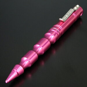 CUMA RAM タクティカルペン DVD付 [ ピンク ] ディフェンスペン 高級ボールペン ギフト お祝い プレゼント クボタン 筆記具 護身用ボールペン アルミペン アルミボールペン 金属製ボールペン 金
